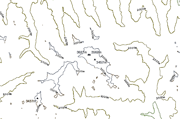 Mountain peaks around Grossvenediger