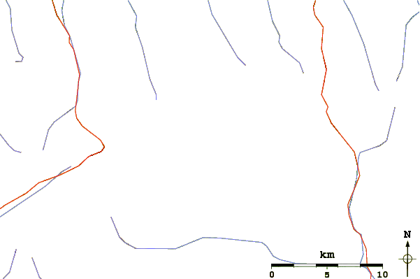 Roads and rivers around Grossvenediger