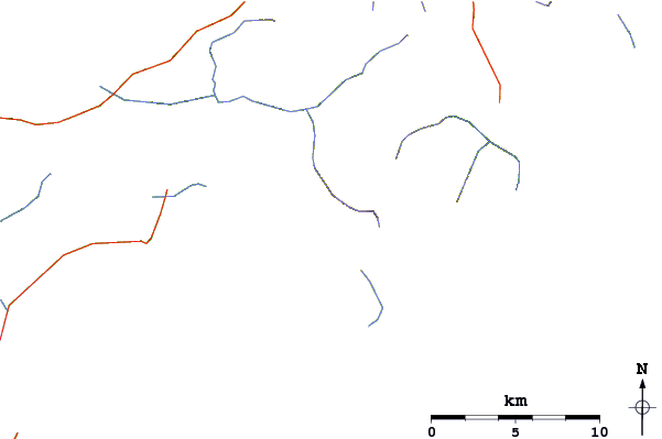 Roads and rivers around Grozny Group