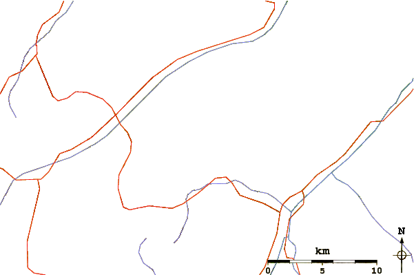 Roads and rivers around Grübelekopf