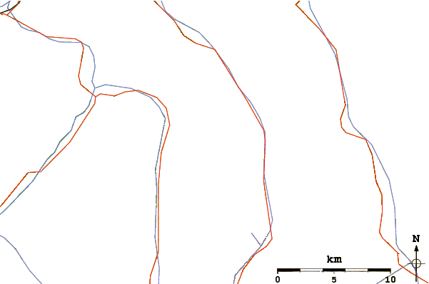 Roads and rivers around Gsallkopf