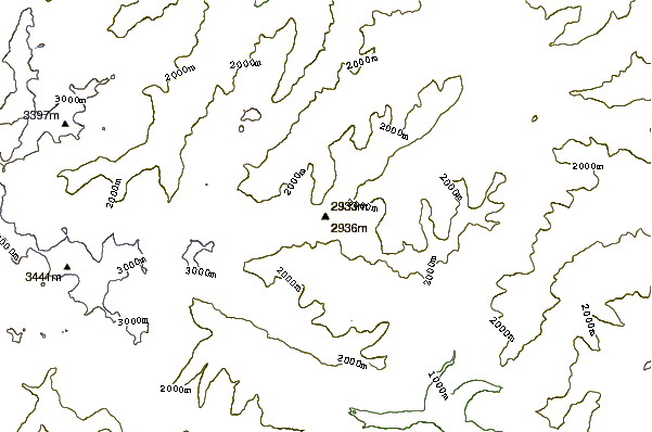 Mountain peaks around Gschnitzer Tribulaun