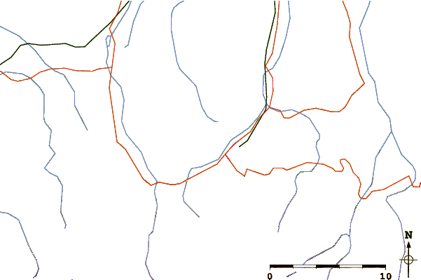 Roads and rivers around Gubałówka