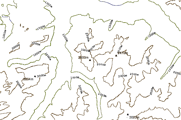 Mountain peaks around Gufelstock