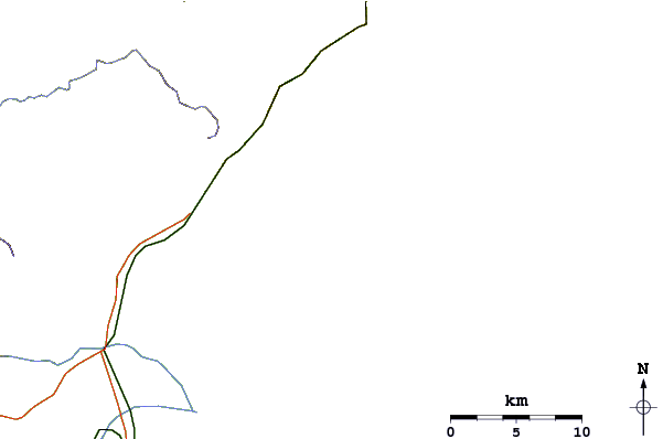 Roads and rivers around Guishan Island