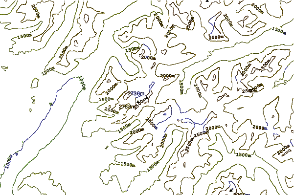 Mountain peaks around Gunsight Mountain (Montana)