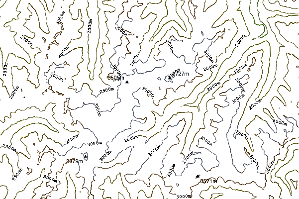 Mountain peaks around Guslarspitzen