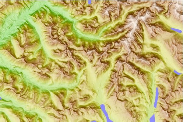 Surf breaks located close to Guye Peak