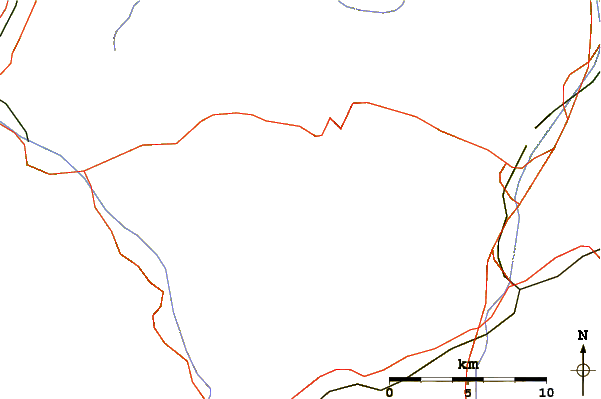 Roads and rivers around Gwächtenhorn