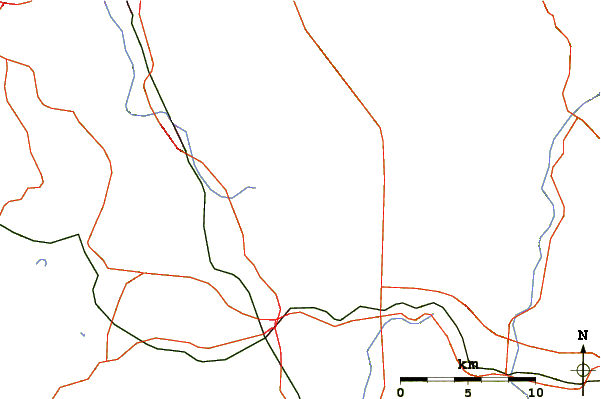 Roads and rivers around Gwanggyosan