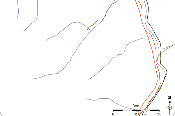 Roads and rivers around Habicht