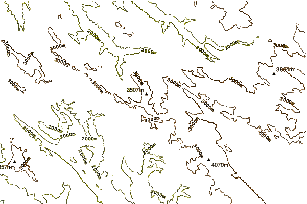 Mountain peaks around هفت تنان