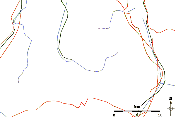 Roads and rivers around Hahnen