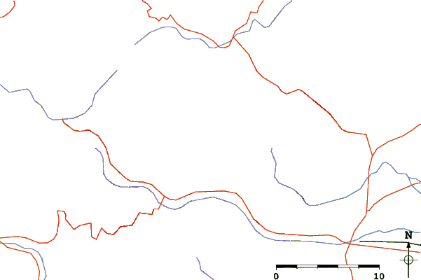 Roads and rivers around Hajla