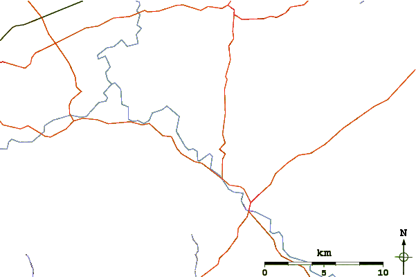 Roads and rivers around Hambledon Hill