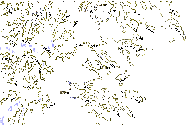 Mountain peaks around Harahorn