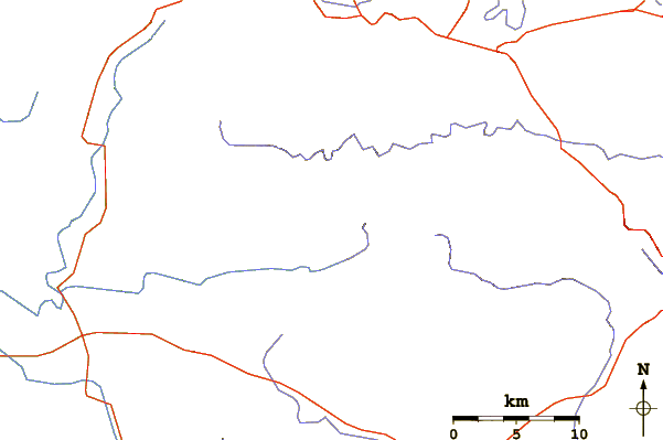 Roads and rivers around Harishchandragad