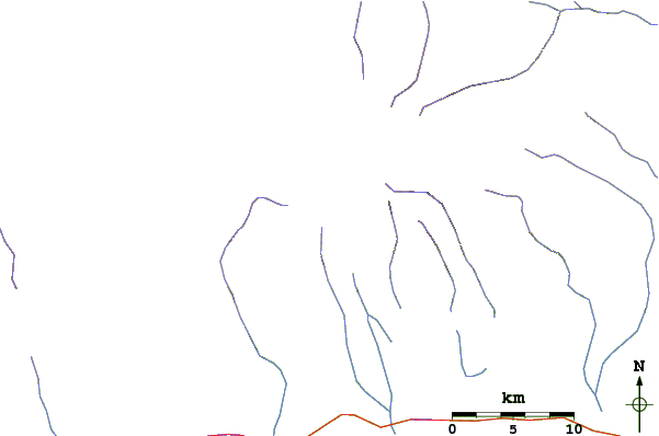 Roads and rivers around Harra Es-sawad