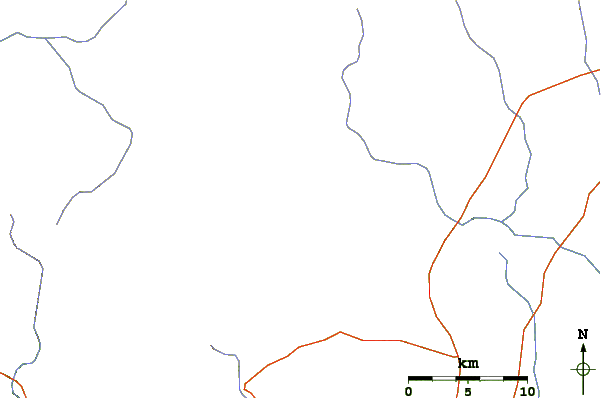 Roads and rivers around Harrat Khaybar