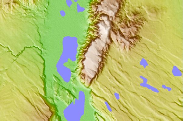 Surf breaks located close to Hart Mountain