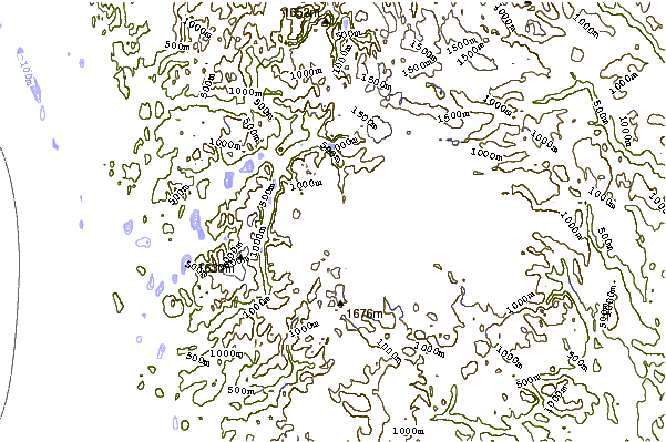 Mountain peaks around Hårteigen