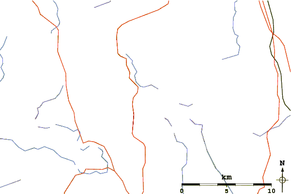 Roads and rivers around Hartsop Dodd