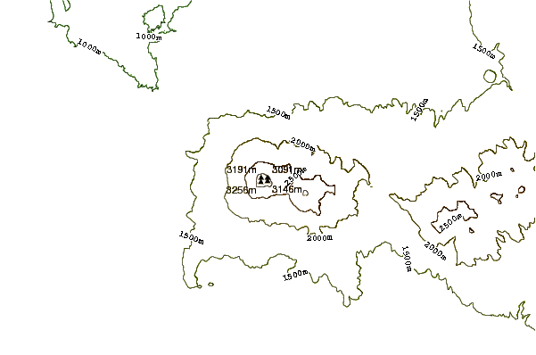 Mountain peaks around Hasandag or Hasan Dagi