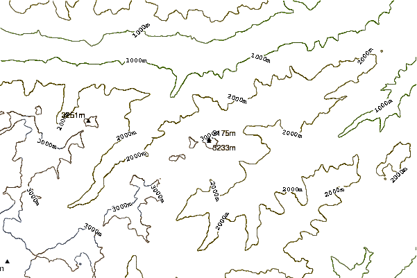 Mountain peaks around Hasenöhrl (Ortler Alps)