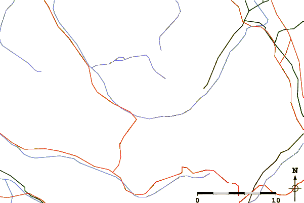 Roads and rivers around Hauts-Forts