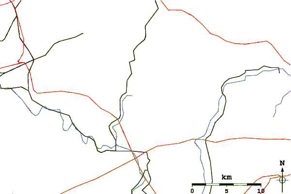 Roads and rivers around Hawk Mountain