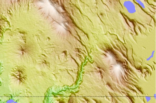 Surf breaks located close to Hayden Mountain (Oregon)