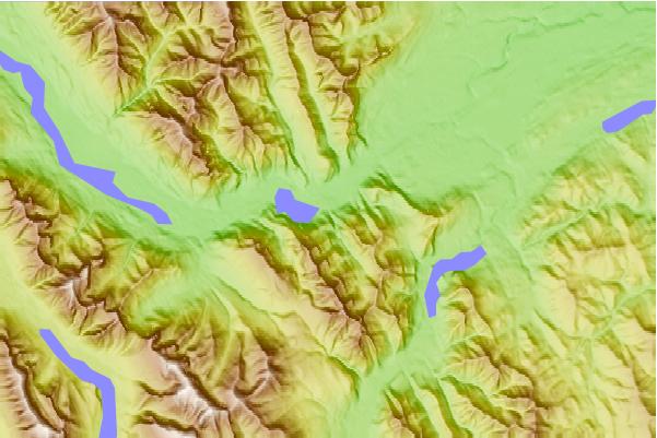 Surf breaks located close to Heart Mountain