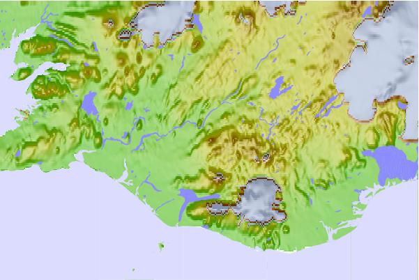 Surf breaks located close to Hekla