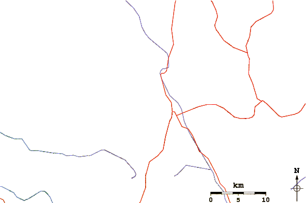 Roads and rivers around Helatoba-tarutung