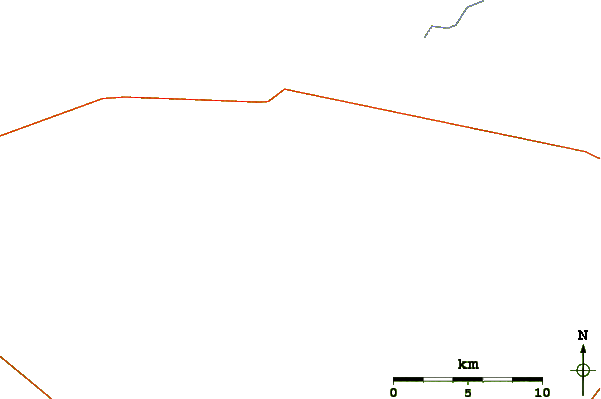 Roads and rivers around Hell's Half Acre Lava Field