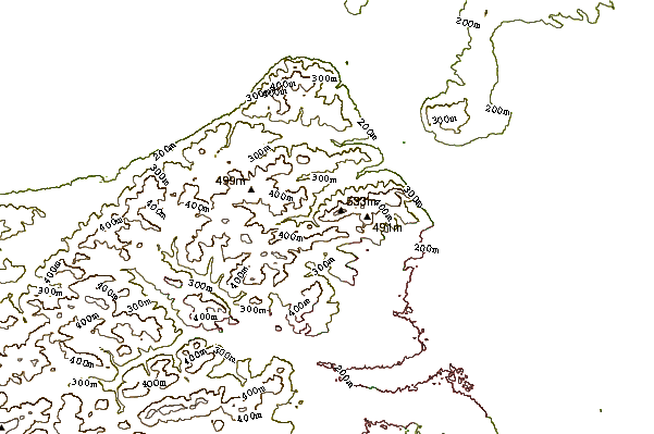 Mountain peaks around Hermannskogel