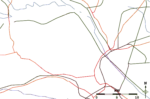 Roads and rivers around Hermannskogel