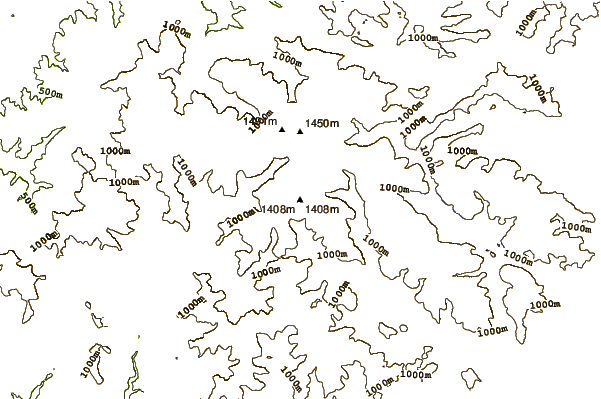 Mountain peaks around Herzogenhorn