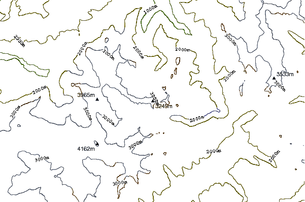 Mountain peaks around Hienderstock