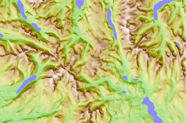 Surf breaks located close to High Raise (Langdale)