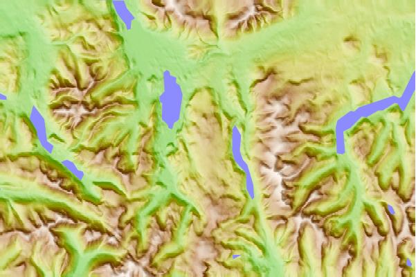 Surf breaks located close to High Seat (Lake District)