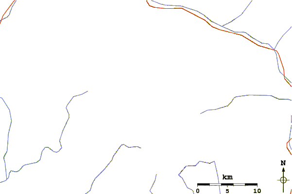 Roads and rivers around Himalchuli