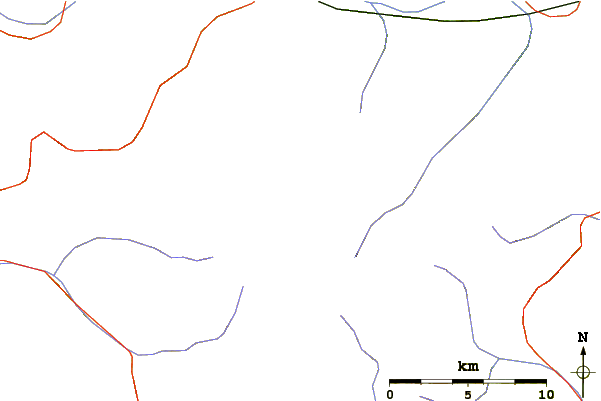 Roads and rivers around Hintere Schöntaufspitze