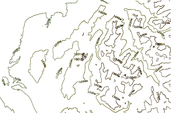 Mountain peaks around Hirmentaz