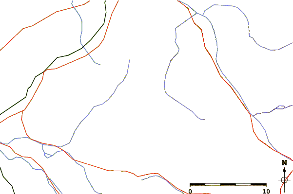 Roads and rivers around Hirmentaz