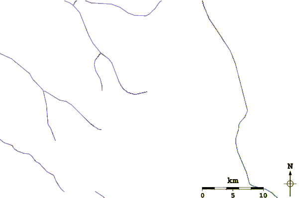 Roads and rivers around Hkakabo Razi