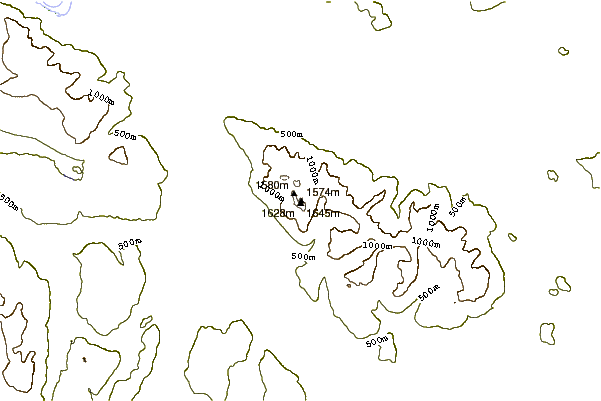 Mountain peaks around Hkusam Mountain (Prince of Wales Range)