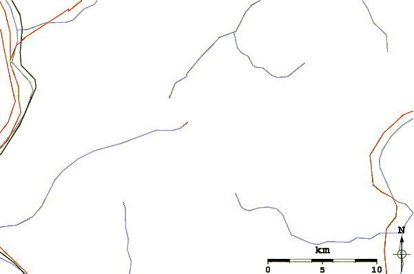 Roads and rivers around Hochfernerspitze