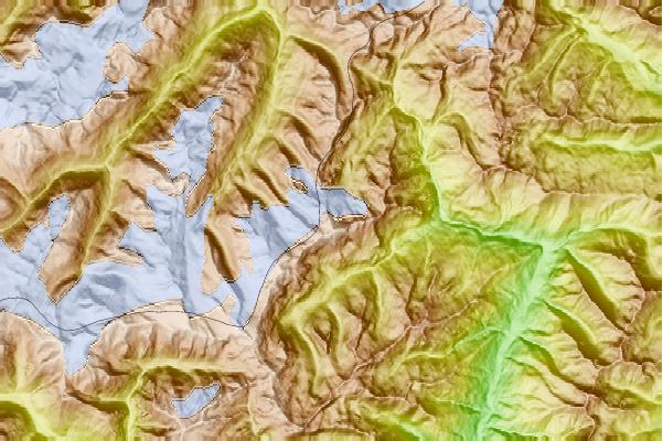 Surf breaks located close to Hochfirst (Ötztal Alps)