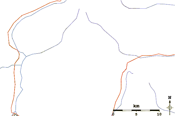 Roads and rivers around Hochgall